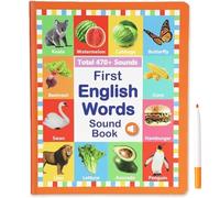 Homtrator My First English Sound Toy - 470+Words, Sight Word Games, 21 Themes Educational Toys, Fun Word Game Kindergarten, Juguete Educativo For Educational Language, School Education