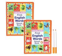 Homtrator My First English Sound Toy - 470+Words, Sight Word Games, 21 Themes Educational Toys, Fun Word Game Kindergarten, Juguete Educativo For Educational Language, School Education