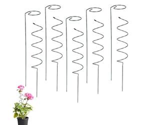 Homtrator Tomato Twist Stake, Tomato Twists, Tomatoes Plant Support, Tomatoes Spiral Stakes, Rust-Resistant Metal Twist Supports, Climbing Plant Stakes for Potted Plants Tomato Rose Vine