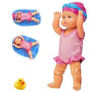 Homtrator Waterproof Swimming Baby Doll, 2025 New Packaging Swimming Baby Doll, Summer Waterbabies Dolls for Pool/Bathroom Play, Backstroke Swimming Electric Water Baby, Alive Bath Baby