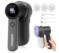 Homtronics 2000mAh Long-Lasting Rechargeable Fabric Shaver with Light