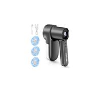 Homtronics Bobble Remover for Clothes, Rechargeable Fabric Shaver with Light for Low-Light Use, LED Display, 6-Blade 3-Speed, Wool Debobbler, Lint Remover for Clothes, Upholstery, Furniture(Black)