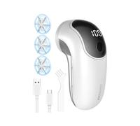 Homtronics Electric Lint Remover, Rechargeable Clothes Shaver for Bobbles with LED Display, Wool Bobble Remover to Remove Pilling, 6-blade, 3-speed for Clothes, Upholstery, Furniture