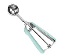 HOMURE H Cookie Scoop 1.5 Tablespoon, Size #50 Cookie Dough Scoop, Cookie Scoop for Baking, Mint, Spring-Loaded Scoop, Comfortable Grip