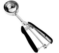 HOMURE H Cookie Scoop 4 Tablespoon, Size #16, Black, Stainless Steel, 1 Count