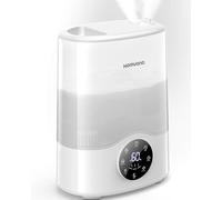 Homvana Smart Humidifier, 7L, Warm & Cool Mist, Automatic, White, Up to 60Hrs, 80m2, Top Fill, MistIQ, 3Yr Warranty
