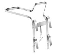 Homvvi V-Shaped Ladder Stand Off, Heavy Duty Ladder Stay/Standoff Downpipe Ladders Accessory, Multipurpose Ladder Stabilizer Fits Universal Ladders, Anti-Slip, Easy to Use