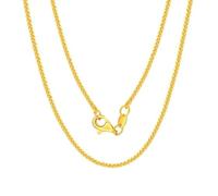 Homxi 24 K Yellow Gold Necklace for Women,Palma Chain Gold Necklace Chain Women
