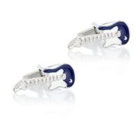 Homxi Silver Black Cuff Links for Men Wedding, Copper Guitar, Mens Dress Shirts for Cufflinks