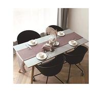 Homxi Small Table Runner Rectangle,32x240CM,Simple Solid Color Table Runners Modern Velvet,Autumn Table Runner Pink