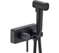 HOMYEP Handheld Toilet Bidet Sprayer Hot and Cold, Matte Black