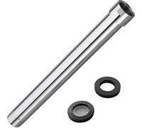 HOMYEP Shower Arm Extender, 8 Inch Wall Mount Extension Arm for Rainfall and Handheld Shower Head, Female to Male NPT 1/2 Inch Straight Extender Pipe Arm, Polished Chrome