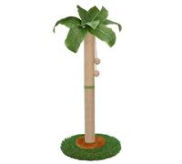 HOMYHANDS Cat Scratching Post for Indoor Cats and Kitten - 80CM Tall cat Scratching Post with Sisal Rope,Palm Tree Cat Scratch Post with Hanging Ball (80CM)