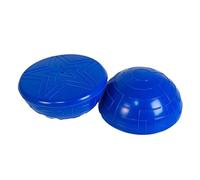 Homyl 2 Pieces Half Balance Balls for Exercise Pilates Lightweight PVC Non Slip Surface Strength Training Equipment Suitable for Full Body Workout, Blue