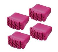 Homyl 4 Pieces Ladder Feet Covers/End Replacement Parts, Non-Slip, Wear-Resistant Rubber Pads, Ladder Feet Mats for Studio, Garage, Garden