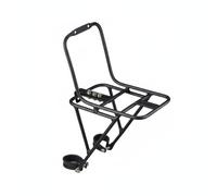 Homyl Aluminum Alloy Rack Universal Front Fork Carrier Lightweight Mounting Adjustable Connection Secure Triangular Support Suitable for Work Commute Grocery Runs