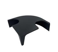 Homyl Aquarium Tunnel Undergravel Fish Cave Ornament PVC Material Double Hole Structure Suitable for Fish Decor Reptile Dwelling, black