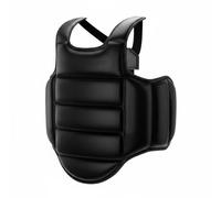 Homyl Arts for Adult and Child Sparring Training Practice Poly Padding Torso Protection Double Sided Wear Suitable for Training Competition , Black And White , S Height 120-140CM