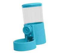 Homyl Automatic Feeder Pet Cage Hanging Dispenser Feeder Large Capacity Single Bowl PP Material Suitable for Kitten Puppy Chinchilla Home, Blue Food Dispenser