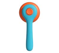 Homyl Brush Slicker Pet Grooming Tool Shedding Comb Round Massage Handle Suitable for Indoor Cats Small Dogs Chinchilla Trimming, Blue Orange