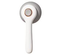 Homyl Brush Slicker Pet Grooming Tool Shedding Comb Round Massage Handle Suitable for Indoor Cats Small Dogs Chinchilla Trimming, grey white