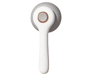 Homyl Brush Slicker Pet Grooming Tool Shedding Comb Round Massage Handle Suitable for Indoor Cats Small Dogs Chinchilla Trimming, grey white
