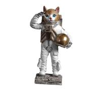 Homyl Cat Astronaut Statue Cute Table Centerpiece for Ornament