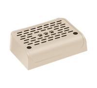Homyl Cat Litter Tray, Cat Toilet Tray Made of Compact PP Material, Prevents Litter From Getting Into The House, Suitable for Small Cats, Apartment Owners, Khaki