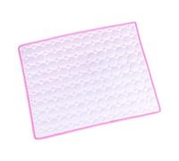 Homyl Cats Cooling Pad Foldable Dog Cooling Mat Cushion Soft Pet Blanket Multipurpose Sleeping Pad Suitable for Summer Kennel, pink L