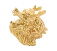 Homyl Dragon Brass Drawer Pull for Cabinets and Cupboards in Kitchen and Bedroom, Color A