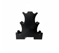 Homyl Dumbbell Rack Vertical Weight Rack Dumbbell Holder Storage Tree PP Construction V-Shaped Stable Base Secure Cradles Quick Retrieval Suitable for home, Large 3-Layer