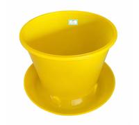 Homyl Feed Container Chicken Feeder Pan Unit With Lid And Clip Attachments Structure For Reduced Waste Suitable for Areas Garden Coops, 20 kg