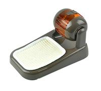 Homyl Feeder Treat Dispenser Cat Puzzle Toy IQ Training Drum with Food Dispensing Feature And Cat Pet Toy Suitable for Pet Mental Trai, Coffee, 30.5x7x18cm