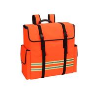 Homyl Fire Hose Backpack - Practical Storage - Waterproof Equipment Bag with Reflectors - Comfortable for Professional Firefighters and Outdoor Use, Orange