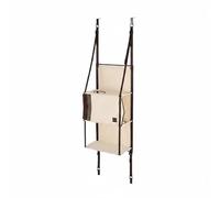 Homyl Foldable Hanging Cat Climber Cat Enclosure Multi Level Cat Activity Saving Foldable Structure Suitable for Apartment Small Home Indoor Use, Beige S