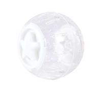 Homyl Hamster Exercise Ball Transparent Activity Running Wheel Fitness Toy Breathable Design Sturdy Material Suitable for Small Pets Cleaning Cages Changing, White
