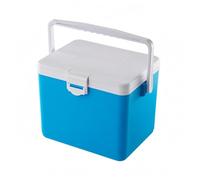 Homyl Insulated Storage Container Box Chest With Hinged Lid Sealing Gasket Locking Latch PP Liner And Insulation Portable With Handle 8 Ice Packs suitable, Blue, 15L