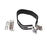 Homyl Motorcycle Hexagon Exhaust Muffler Pipe Clamp Silencer Hanger Mount Bracket 3.3 inch 85mm with Springs