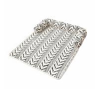 Homyl Non Slip Cushion Pad Pet Bed with Raised Edge Pillow for Head and Neck Support Flannelette Sofa Protector and Washable Suitable for Indoor Use, 80x90x16cm