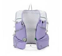 Homyl Outdoor Vest Drink System Carrier Backpack with Body-Hugging Fit Multiple Pocket Storage and Reflective Accents suitable for endurance training road outdoor exercise , Purple , M 78-90