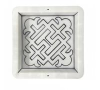 Homyl Paving Brick Concrete Form Stepping Stone Polypropylene Material for Creating Custom Walkways Suitable for Garden Landscaping Patio Yard Decoration, 25x25x5cm Guocui No. 3
