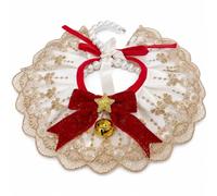Homyl Pet Christmas Costume Accessory for Holiday Photoshoots and Festive Events, for Animals - for Parties, Sunflower Bowknot, Multicolor, M-Medium 8-16 catties