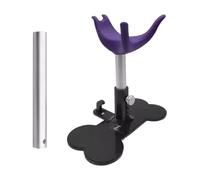 Homyl Pet Stand Support Dog Auxiliary Standing Bracket Fixed Dog Seat Pet Hair Cutting Stool Seat Five Level Adjustable Aluminum Silicone Suitable for Home, purple