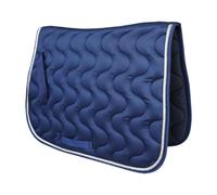 Homyl Saddle Pad Shock Absorbing Horse Versatile Equestrian Cushion Polycotton Sweat Absorbing Seat for Competition Daily Riding Training, Blue
