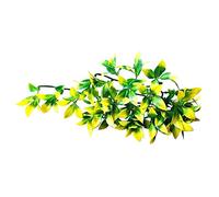 Homyl Simulation Leaf Aquarium Plant Simulation Artificial Fish Tank Decoration Removable Pedestal Ceramic Base Suitable for Gift Giving Home Decor Office U, 12 inch 30cm