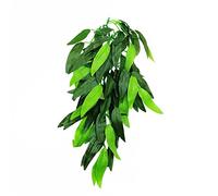 Homyl Simulation Leaf Aquarium Plant Simulation Artificial Fish Tank Decoration Removable Pedestal Ceramic Base Suitable for Gift Giving Home Decor Office U, 12 in 30cm