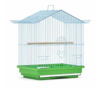 Homyl Small Bird Cage, Parakeet Cage with 0.8cm Bar Spacing, Hanging Bird Cage for Budgies