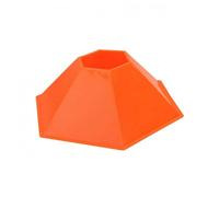 Homyl Soccer Training Cones Thickened Cone Marker Agility Hollow Top Lightweight PE Material Suitable for Football Fields, Orange