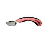 Homyl Staple Remover Tool with Sturdy Lever Mechanism for Effortless Nail Removal. Made of Stainless Steel. Comfortable Handle for Furniture, Office, Black Pink
