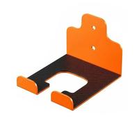 Homyl Storage Rack Tool Organizer Holder Hanger with Shielded Anti Scratch Pad for String Long Handle Implements Heavy Duty Carbon Steel Suitable for Garage Storage shed Workshop Walls, Orange